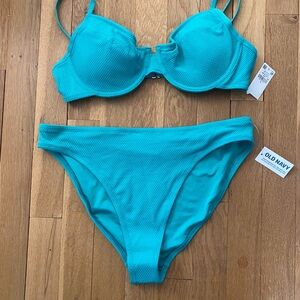 Old Navy Women's Aqua Bikini